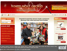 Tablet Screenshot of kouzelnickyobchod.cz